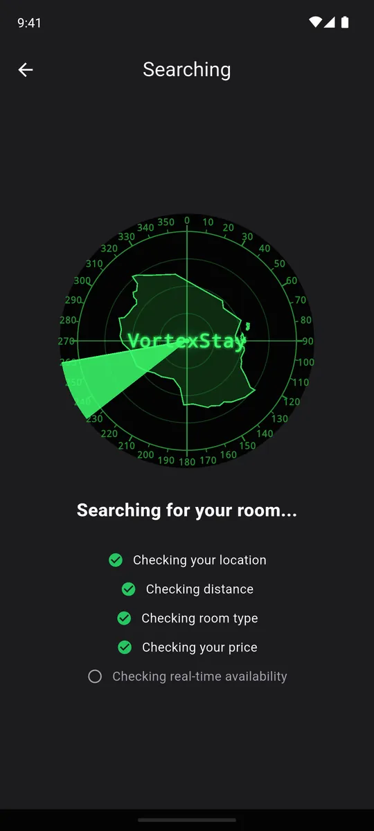 App ikitafuta vyumba vilivyo wazi